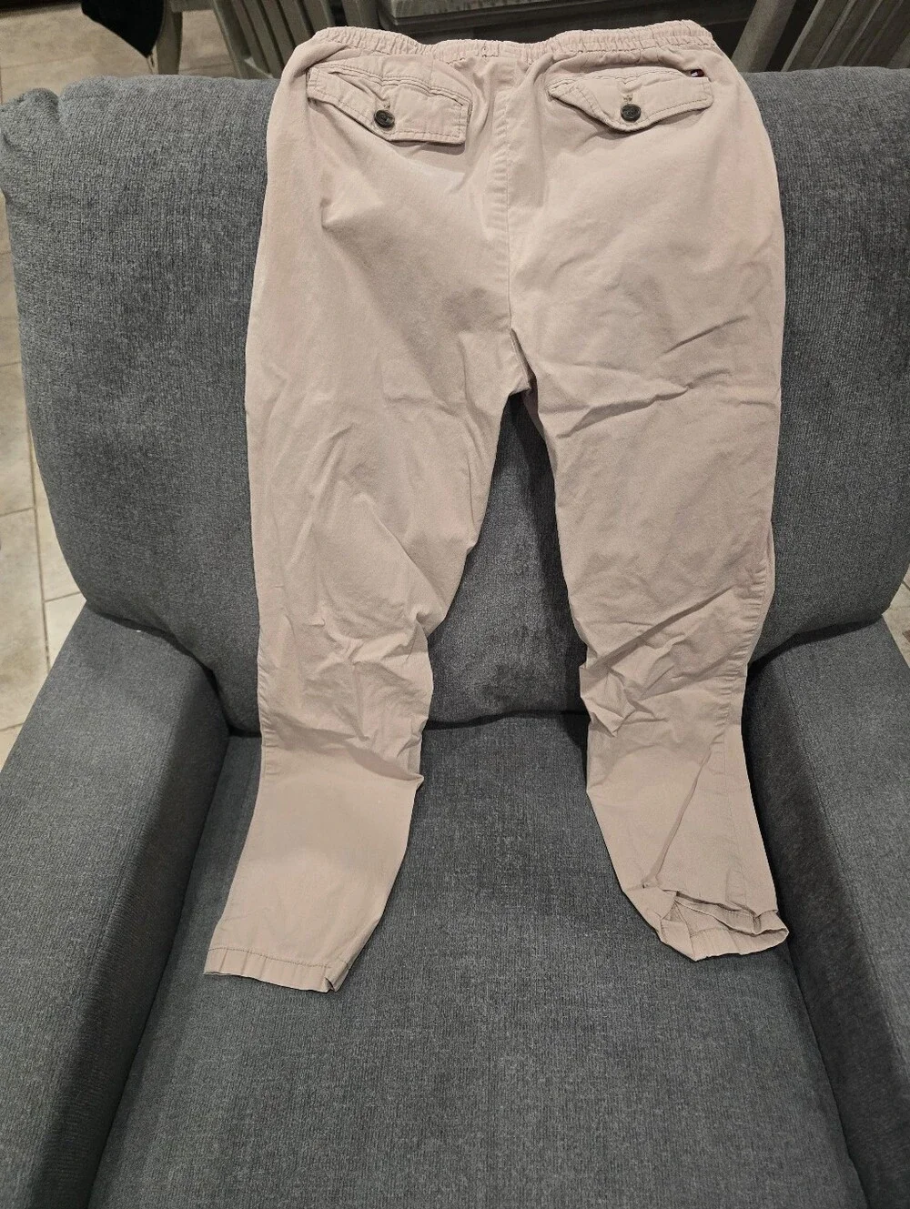 Tommy Hilfiger Light Beige Drawstring Chinos